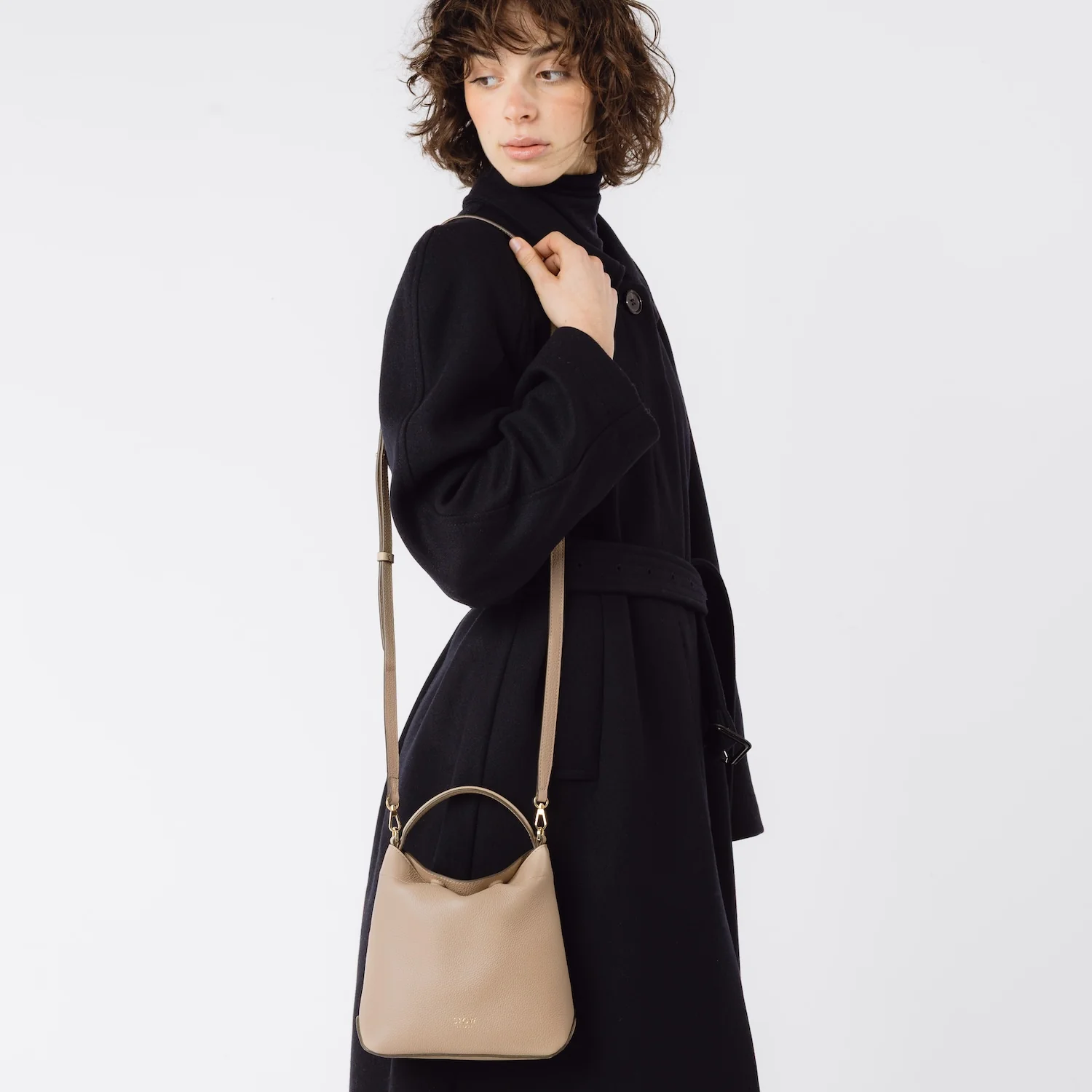 Leather Crossbody Strap for Mini Curve - Image 5
