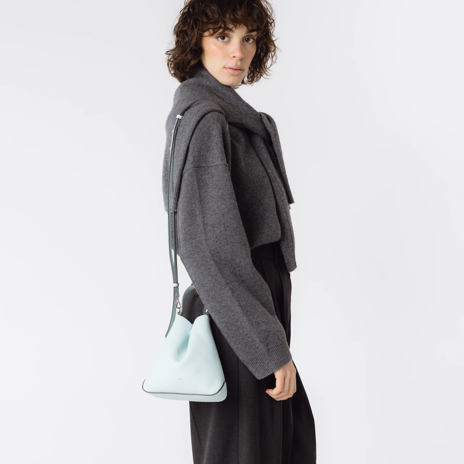 Leather Crossbody Strap for Mini Curve - Image 5