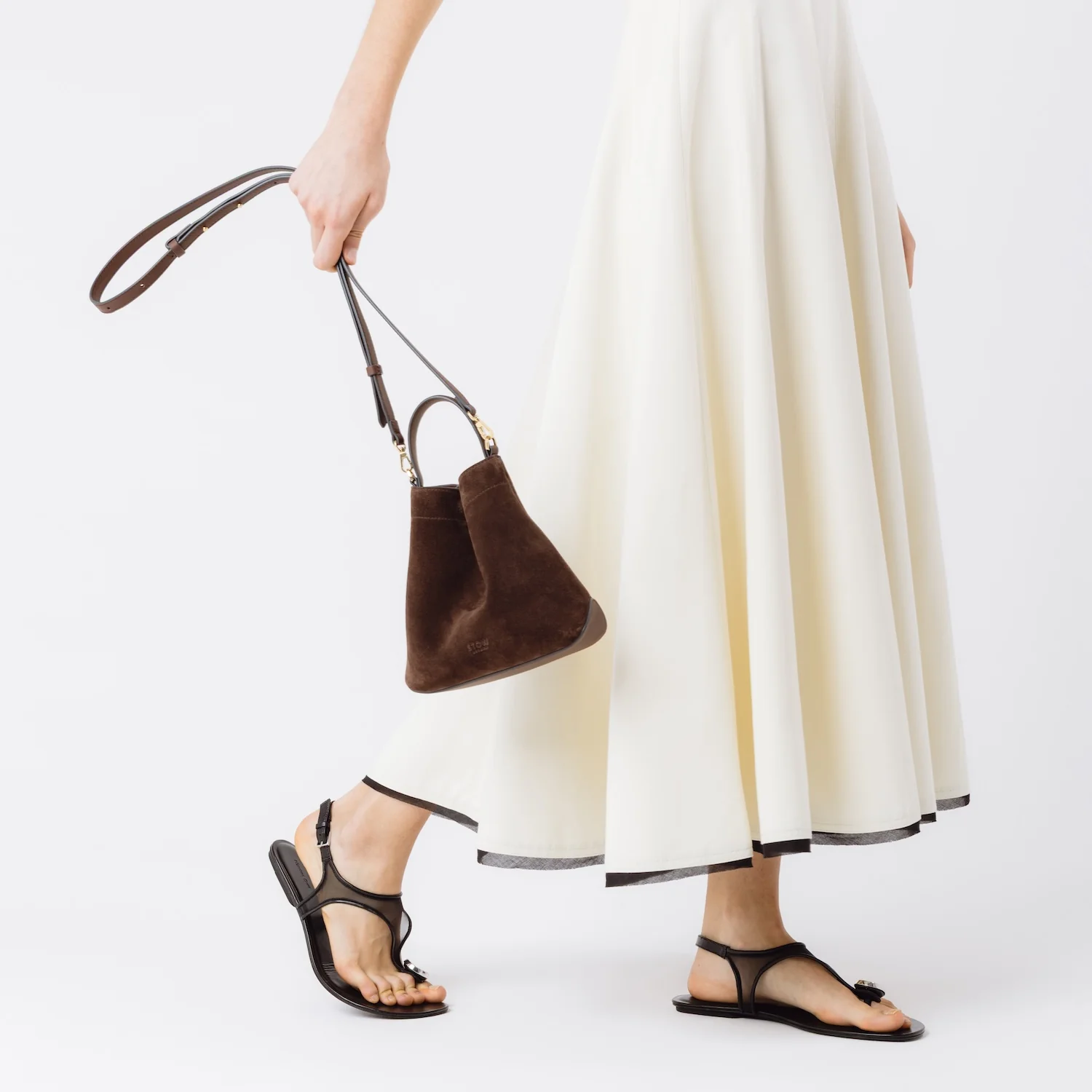 Leather Crossbody Strap for Mini Curve - Image 6