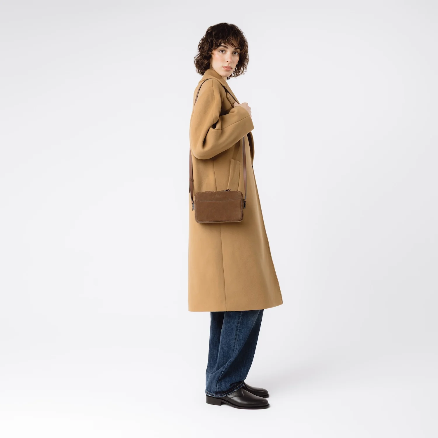 Suede Camera Bag - Image 4