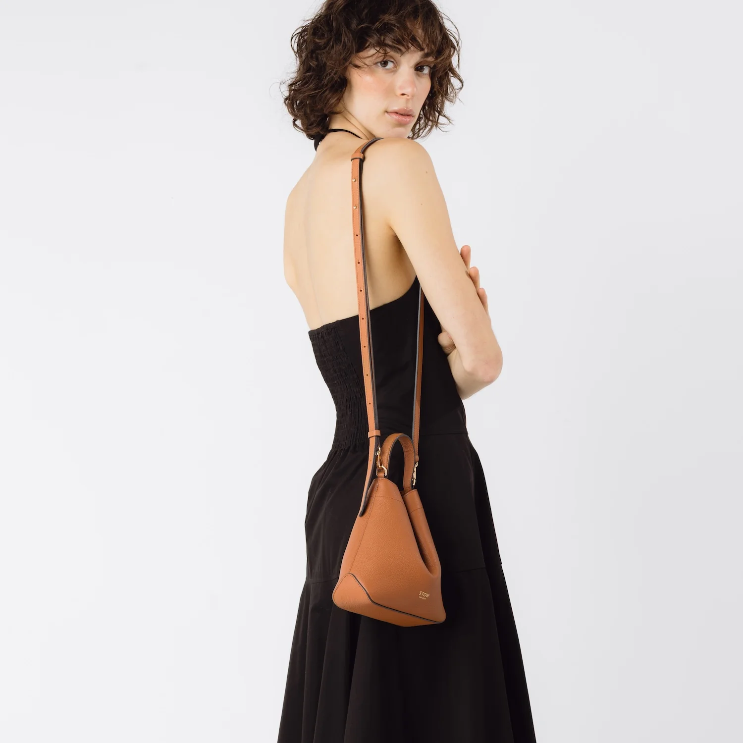 Leather Crossbody Strap for Mini Curve - Image 6