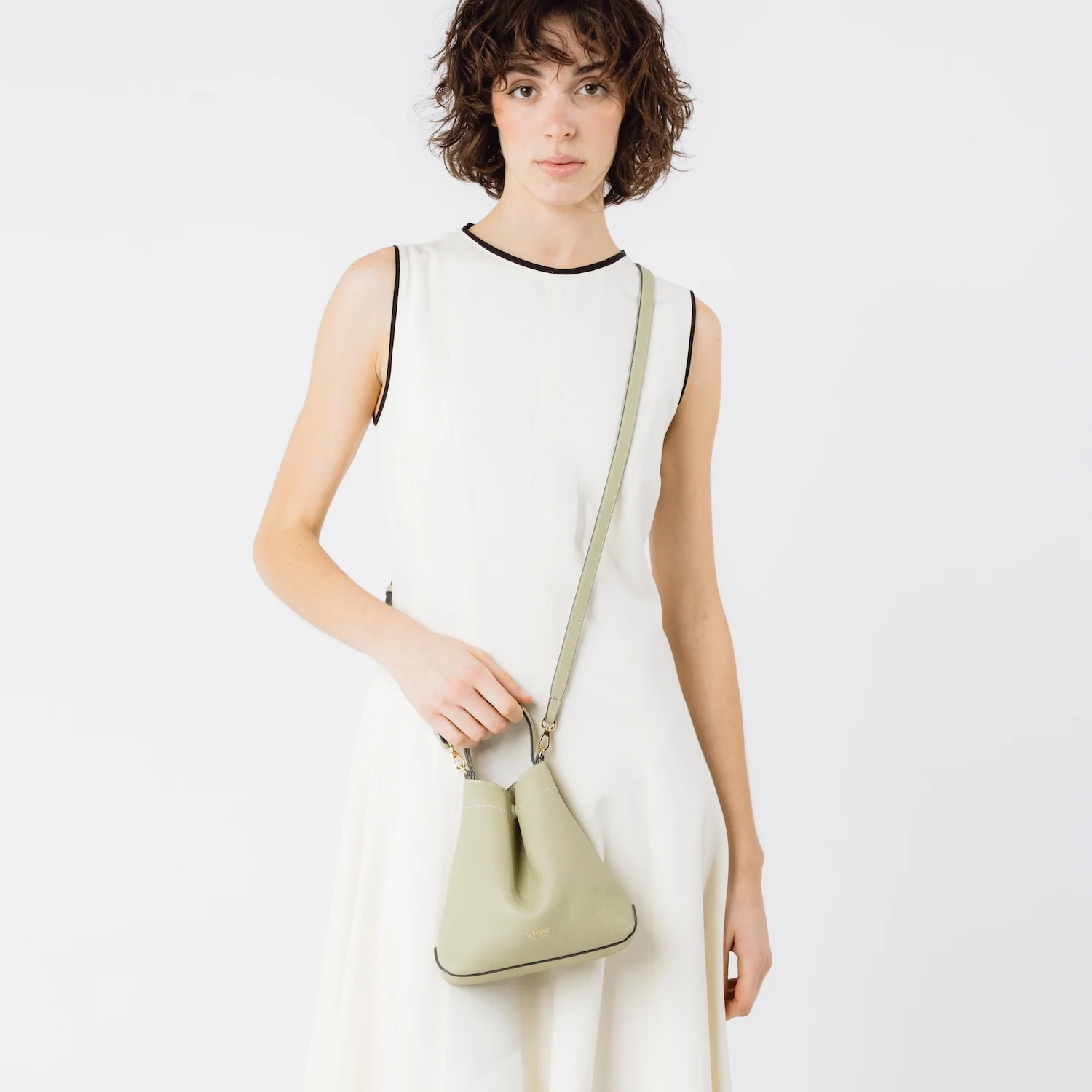 Leather Crossbody Strap for Mini Curve - Image 4